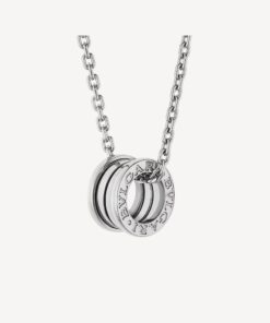   Dây chuyền Bvlgari B.zero1 vàng trắng 18k