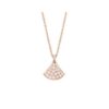 Dây chuyền BVLgari Diva's Dream vàng hồng 18k - full kim cương