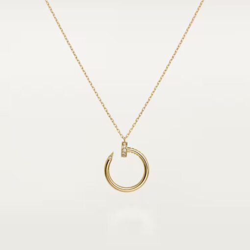 Dây chuyền Cartier Juste Un Clou vàng 18k hai đầu kim cương