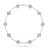Dây chuyền Van Cleef & Arpels Alhambra 10 hoa Kim cương