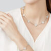 Dây chuyền Van Cleef & Arpels Alhambra 10 hoa Kim cương