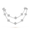 Dây chuyền Van Cleef & Arpels Alhambra dài 20 hoa kim cương