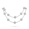 Dây chuyền Van Cleef & Arpels Alhambra dài 20 hoa kim cương