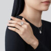Dây chuyền Van Cleef & Arpels Alhambra vàng trắng 18K