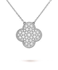 Dây chuyền Van Cleef & Arpels Magic Alhambra 42cm Kim cương