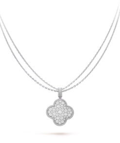 Dây chuyền Van Cleef & Arpels Magic Alhambra 90cm Kim cương