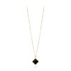 Dây chuyền Van Cleef & Arpels Magic Alhambra 90cm Onyx đen