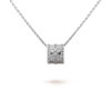 Dây chuyền Van Cleef & Arpels Perlée clovers vàng trắng 18k