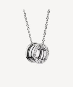   Dây chuyền Bvlgari B.zero1 nhỏ vàng trắng 18k