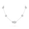   Mặt dây chuyền Van Cleef & Arpels Frivole 9 hoa full kim cương