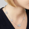 Mặt dây chuyền Van Cleef & Arpels Frivole 9 hoa full kim cương