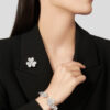 Mặt dây chuyền Van Cleef & Arpels Frivole clip mẫu rất lớn full kim cương
