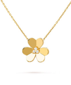   Mặt dây chuyền Van Cleef & Arpels Frivole mẫu lớn vàng 18k