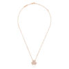   Mặt dây chuyền Van Cleef & Arpels Frivole mẫu nhỏ vàng hồng 18k, kim cương