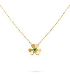   Mặt dây chuyền Van Cleef & Arpels Frivole mini Emerald