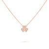   Mặt dây chuyền Van Cleef & Arpels Frivole mini vàng hồng 18K, kim cương