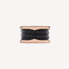   Nhẫn Bvlgari B.zero1 four-band black ceramic spiral