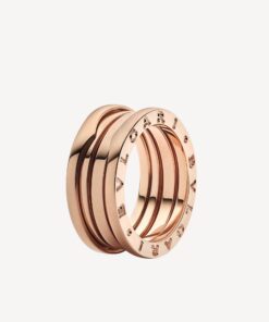   Nhẫn Bvlgari B.zero1 three-band vàng hồng 18k