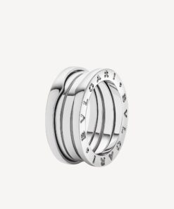   Nhẫn Bvlgari B.zero1 three-band vàng trắng 18k