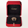  Nhẫn cưới Cartier Love | Vàng hồng 18k - kim cương Pavé