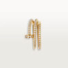 Nhẫn Cartier đinh Juste Un Clou 1.8mm 2 vòng | Vàng 18k - Full Kim cương