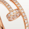 Nhẫn Cartier đinh Juste Un Clou 1.8mm | Vàng hồng 18k - Full Kim cương