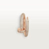 Nhẫn Cartier đinh Juste Un Clou 2.65mm | Vàng hồng 18k - Full Kim cương