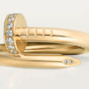   Nhẫn Cartier đinh Juste Un Clou vàng 18k - hai đầu kim - 2.65mm
