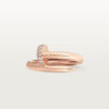  Nhẫn Cartier đinh Juste Un Clou vàng hồng 18k - hai đầu kim - 2.65mm