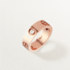 Nhẫn Cartier Love 5.5mm | Vàng hồng 18k - 3 kim cương