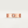 Nhẫn Cartier Love 5.5mm | Vàng hồng 18k - 3 kim cương