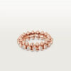   Nhẫn Clash de Cartier 6.8mm | Vàng hồng 18k - Kim cương