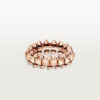   Nhẫn Clash de Cartier 8mm | Vàng hồng 18k