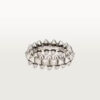   Nhẫn Clash de Cartier 8mm | Vàng trắng 18k