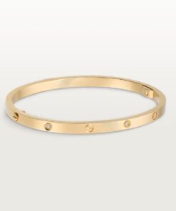   Vòng tay Cartier LOVE vàng 18k - 6 kim cương - 3.65mm