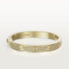   Vòng Tay Cartier LOVE vàng 18k - full kim cương - 6.1mm