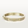   Vòng Tay Cartier LOVE vàng 18k - full kim cương - 6.1mm