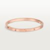   Vòng tay Cartier LOVE vàng hồng 18k - 6 kim cương - 3.65mm