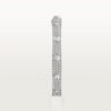   Vòng Tay Cartier LOVE vàng trắng 18k - full kim cương - 6.1mm