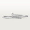   Vòng tay đinh Cartier Juste un Clou vàng trắng 18k - hai đầu kim cương - 3.5mm