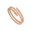   Vòng tay rắn BVLgari Serpenti Viper vàng hồng 18k - 2 vòng - kim cương