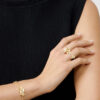   Vòng tay Van Cleef & Arpels Frivole 5 flowers vàng 18k