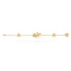   Vòng tay Van Cleef & Arpels Frivole 5 flowers vàng 18k