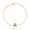   Vòng tay Van Cleef & Arpels Frivole mini vàng 18k Emerald