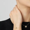   Vòng tay Van Cleef & Arpels Frivole mini vàng 18k full kim cương