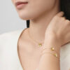   Vòng tay Van Cleef & Arpels Frivole vàng 18k - kim cương