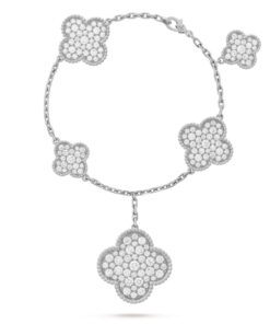   Vòng tay Van Cleef & Arpels Magic Alhambra vàng 18K, kim cương