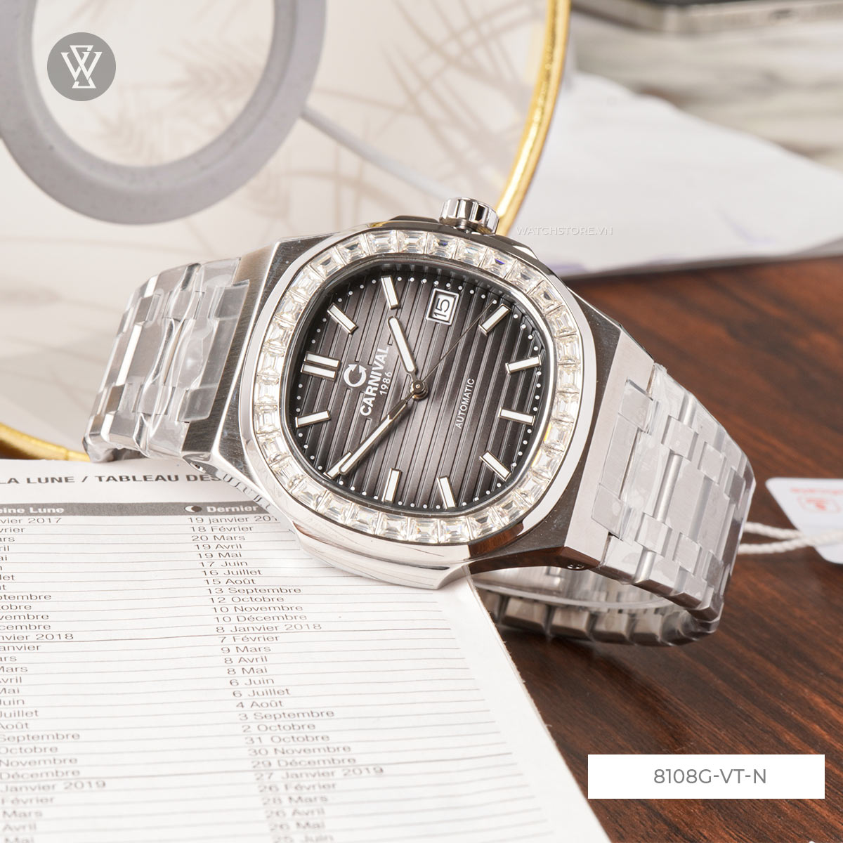 Carnival 41mm Nam 8108G-VT-N - Ảnh 2