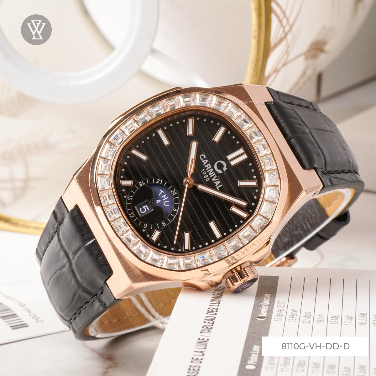 Carnival 41mm Nam 8110G-VH-DD-D - Ảnh 2