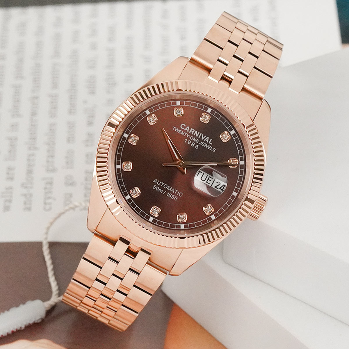 Carnival 41mm Nam 8131G-VH-N - Ảnh 4